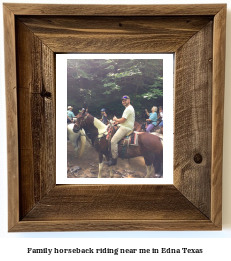 family horseback riding near me in Edna, Texas